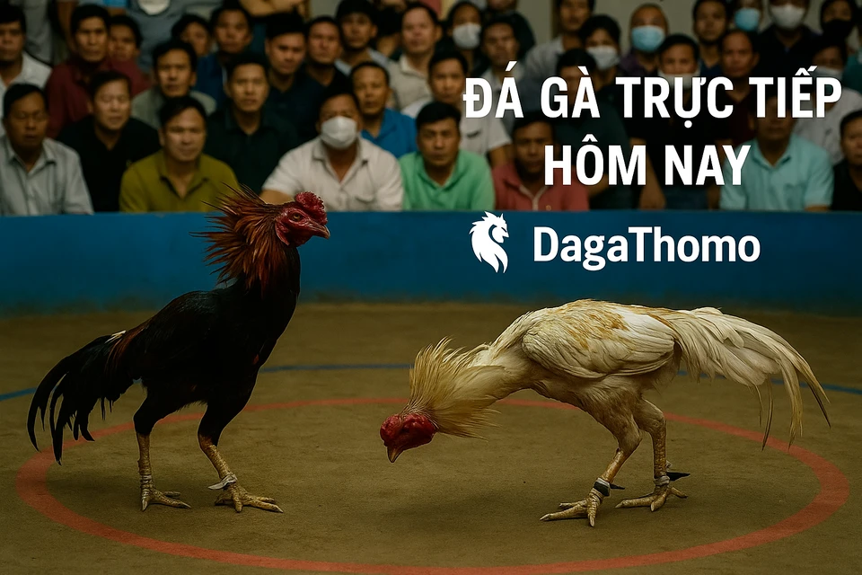 Trận đá gà trực tiếp hôm nay truyền thống kéo dài hơn 45 phút tại trường gà Thomo